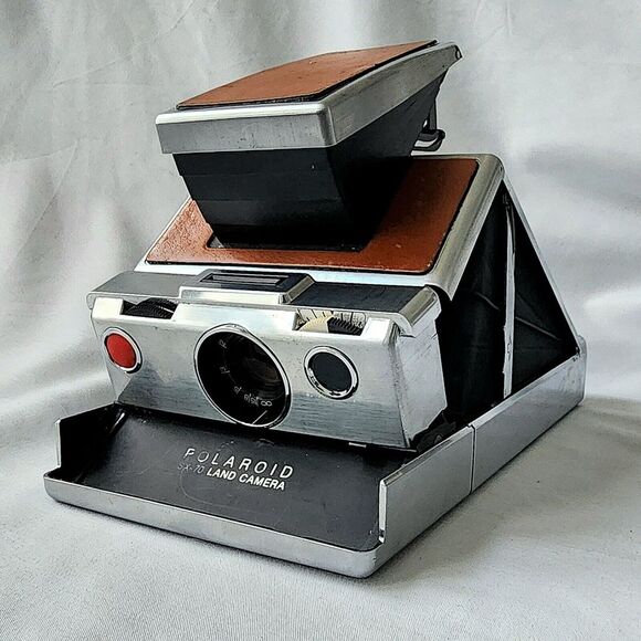 Polaroid SX-70 Alpha 1 Vintage 1977 Folding Instant Land‎ Camera Original Rare